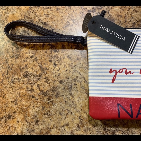 NWT Nautica Flat Wristlet - Picture 7 of 10